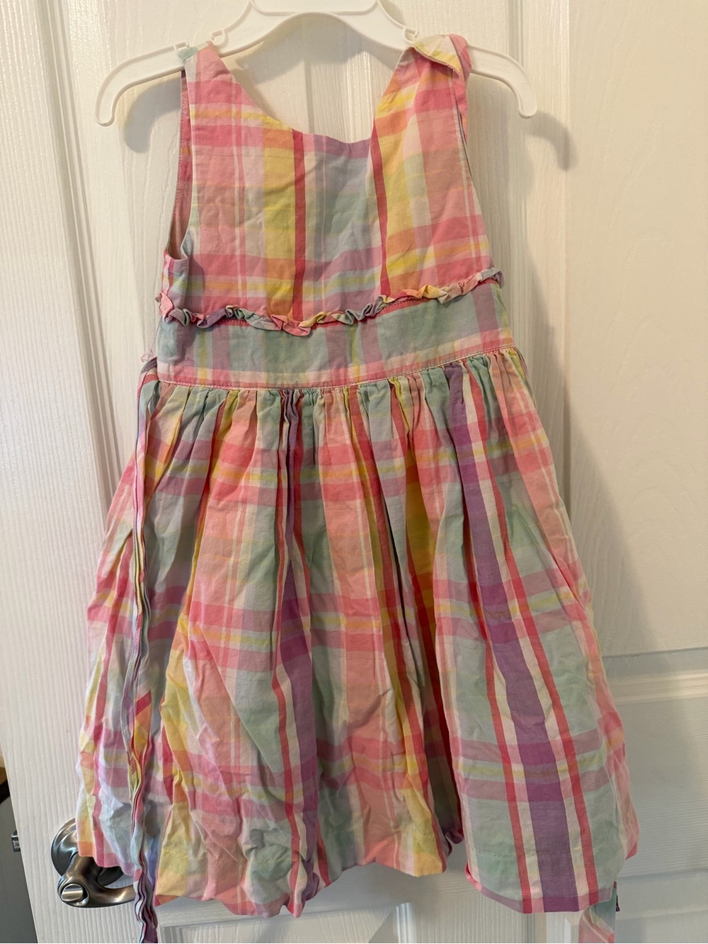 Ralph Lauren Pastel Plaid Sleeveless Sundress